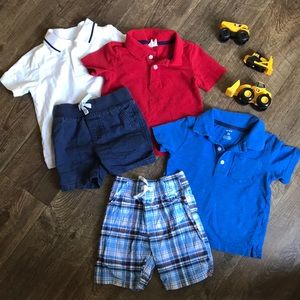 Boys 2t Summer Clothing Bundle Lot Carters Gymbore